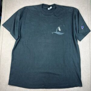 Vintage 1998 Chicago White Sox Shirt XXL Black‎ Pro Player MLB Single Stitch USA
